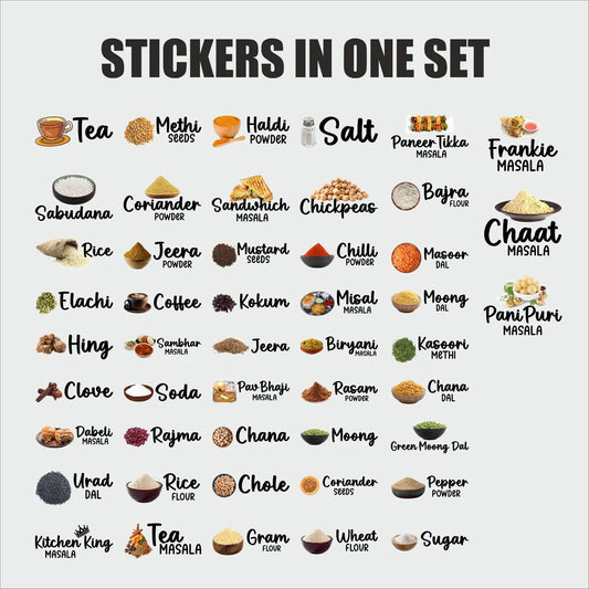 Peppy Kitchen Identifiers (Pack Of 10 With 50 Elements)