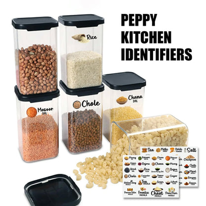 Peppy Kitchen Identifiers (Pack Of 10 With 50 Elements)