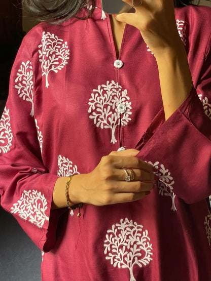 Rooh-e-Rang Leelan 2pc Stitched Suit