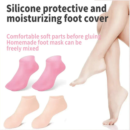 Silicon Moisturizing Gel Socks