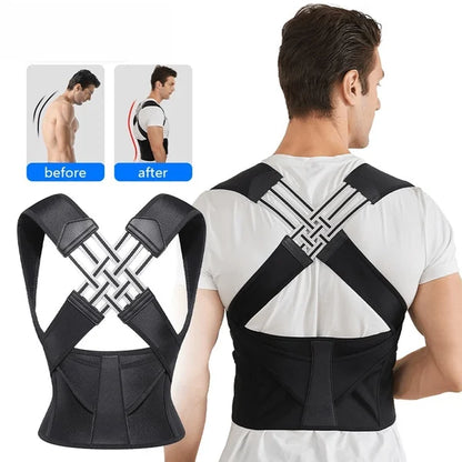 Shoulder & Back Posture Correction Belt || 2 in 1