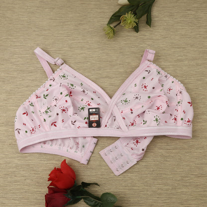 4 Piece Bra Comfortable Printed jersey bra